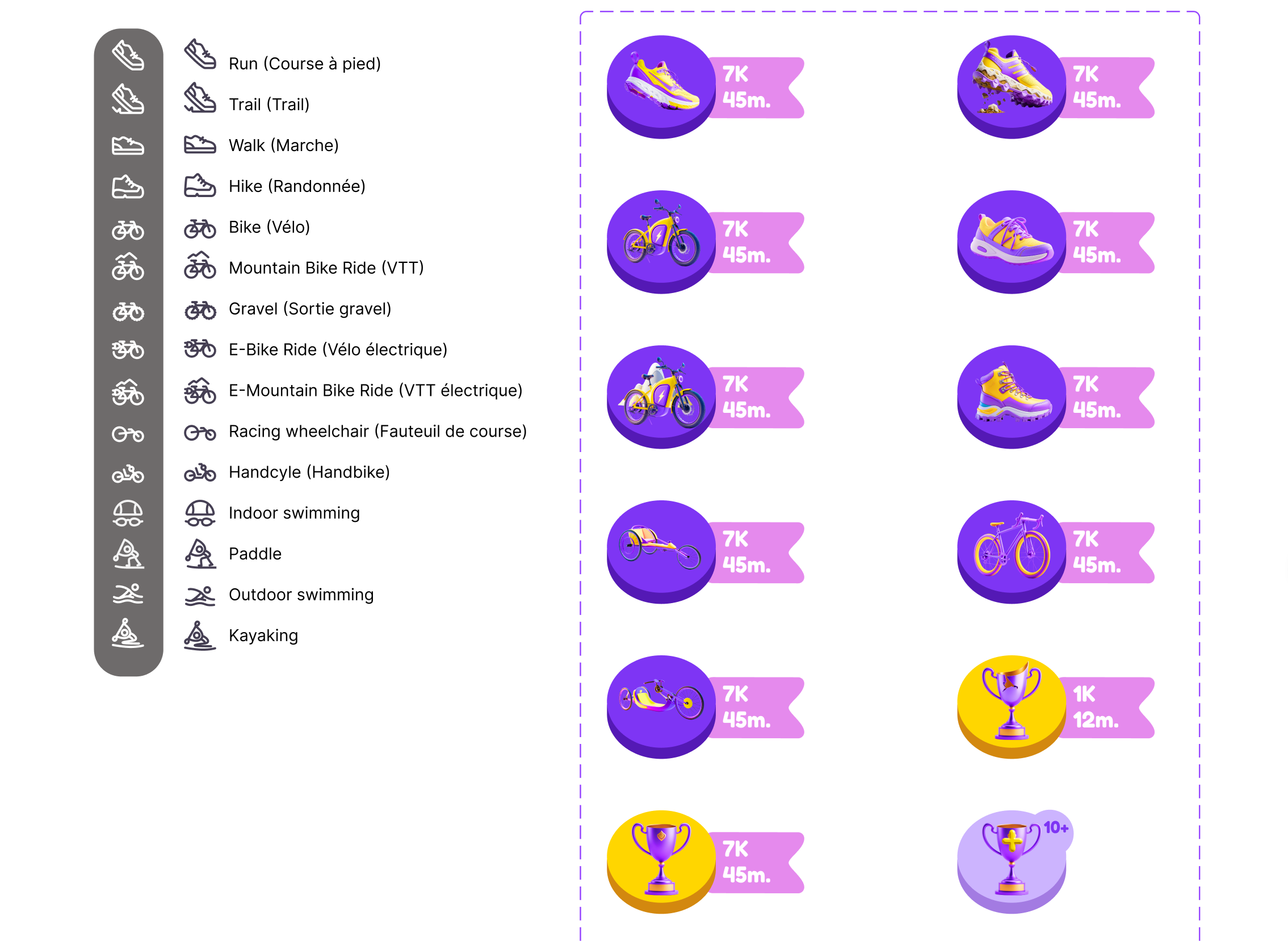 Vectorized illustration set