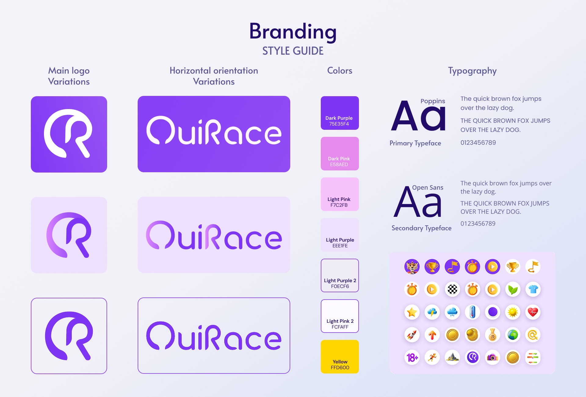 OuiRace brand style guide